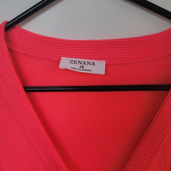 NWOT Zenana brand snap cardigan size 1x - Picture 2 of 7